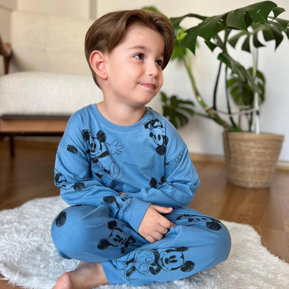 Unisex Mouse Cotton Pyjama Set-3