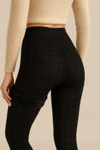 Fleece Lined Tights,Women Fake Translucent Warm High Waisted Pantyhose Sheer Thick Winter Tights, Fleece Lined Tights