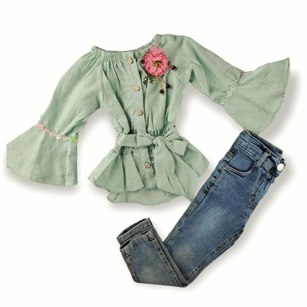 Carolina Babe Girls Casual Set-1