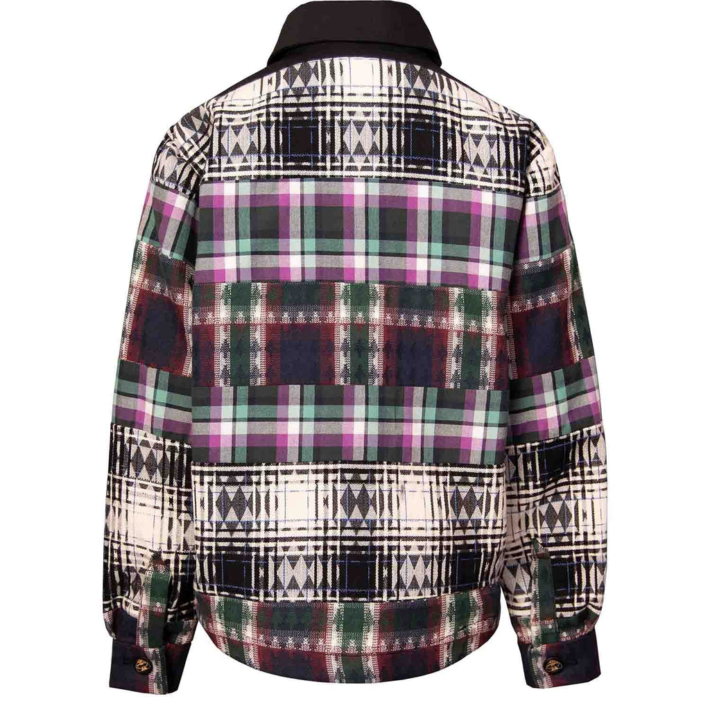 Mixed Tartan Plaid Shirt-2