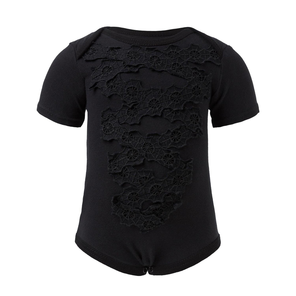 Baby Girl Onesie with Spiderweb Lace-0