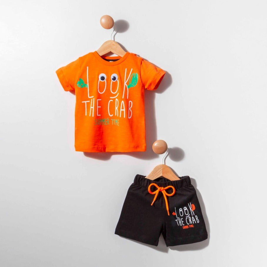 Crawling Crab Boys Casual Set-0